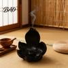 Meditationszubehör Lotus Rückfluss Räucherkegelhalter, Harz Kegel Diffusor, Schreibtisch Beruhigendes Zimmer Dekor Aromatherapie Halter für Yoga Tee Schlafzimmer