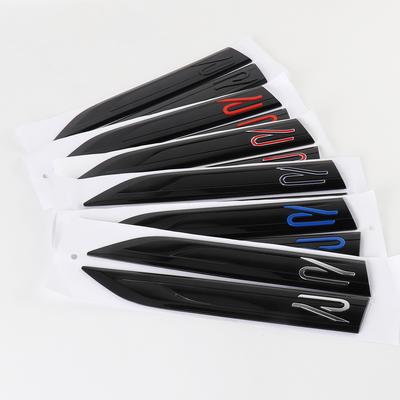 2 Stück 3D ABS Auto Neues R-Abzeichen Kotflügel Seitenflügel Emblem Aufkleber Für Volkswagen VW Polo Passat B5 K90 B6 B7 T4 T5 GTI Golf 4 Tiguan Jetta