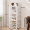 Multi Layer Dustproof Shoe Rack For Indoor Door Entryway Footwear Storage Shelf Household Home Daily Storage Organizer Frame