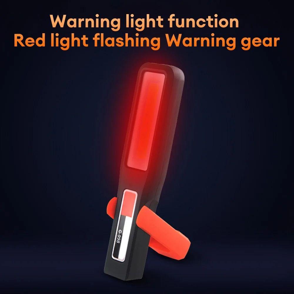 3 Lighting Modes USB Rechargeable Flashlight 270 Degree Rotating Emergency Light  Camping