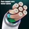 3-1Pcs 120W 10A Fast Charger PD Dual Type C Quick Charging Cable Data Wire Cord for Samsung IPhone 15 16  Xiaomi Universal