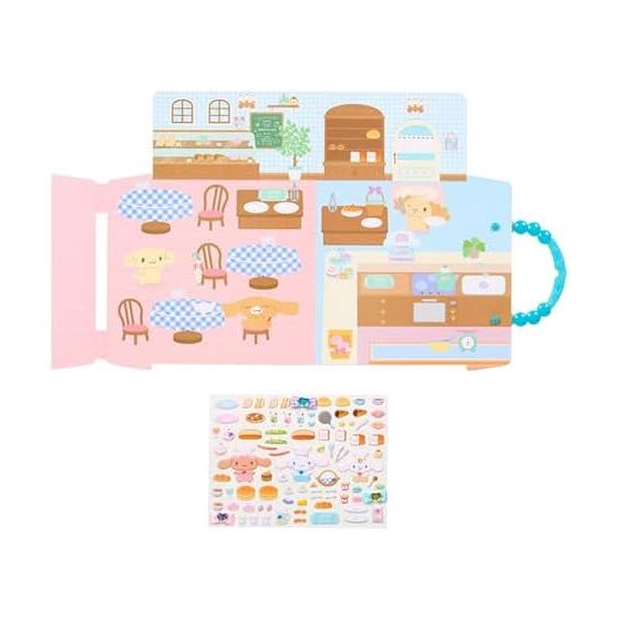 Sanrio Play Sticker Set Cinnamoroll Backing: Paper (PP processing)/Seal: PVC Toys Children Ages 3 and up 155250