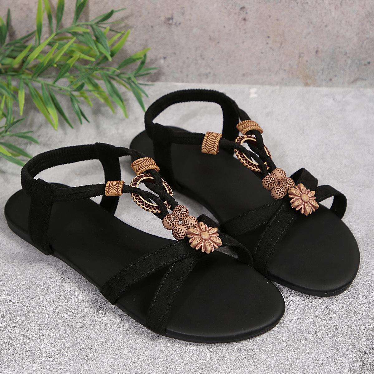 Flat Shoes, Women s Shoes, Sandals, Slippers 36 чёрный