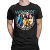Weezer Band Mens T Shirts  Novelty Tee Shirt Short Sleeve Round Neck TShirts Pure Cotton Big Size Clothing