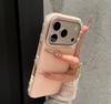 Rhinestone Large Window Anti-Drop Phone Case for Apple 17 Pro/Pro Max - Full Coverage, High-End Feel for Women