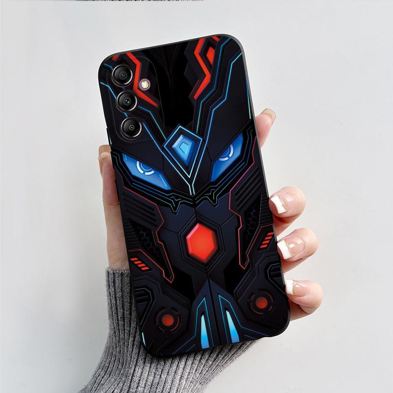 For Samsung A14 Case Galaxy A14 5G Cover SM-A145F A145M SM-A146B Luxury Fashion Black Silicone Phone Case Shockproof Back Cover