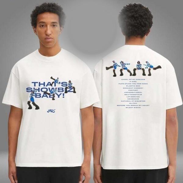 

New!!! JADE Merch That’s Showbiz Baby! Figures Two Sided T-Shirt S
