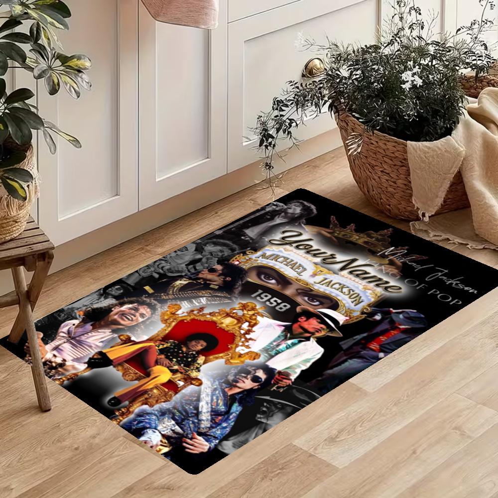 Michael Jackson Customize Your Name Kitchen Rug Runner Rug Laundry Mat Hallway Entryway The Best Gift Choice