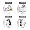 Wine Glass Cat Enamel Pins Custom Cat Drinking Brooches Lapel Badges Clothes Animal Jewelry Gift for Kids Friends