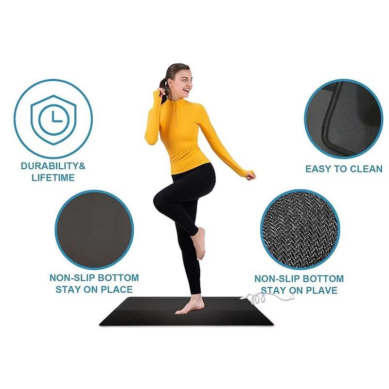 Universal Grounding Mat for Computer, Foot and Bed Relieves Pain and Inflammation with Negative Ions (39'' X 11.8''/99CM x30CM)