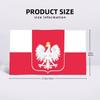 Bandera polaca Bandera de Polonia Toalla facial suave Secado rápido Piscina Baño Toallas de algodón Absorbente