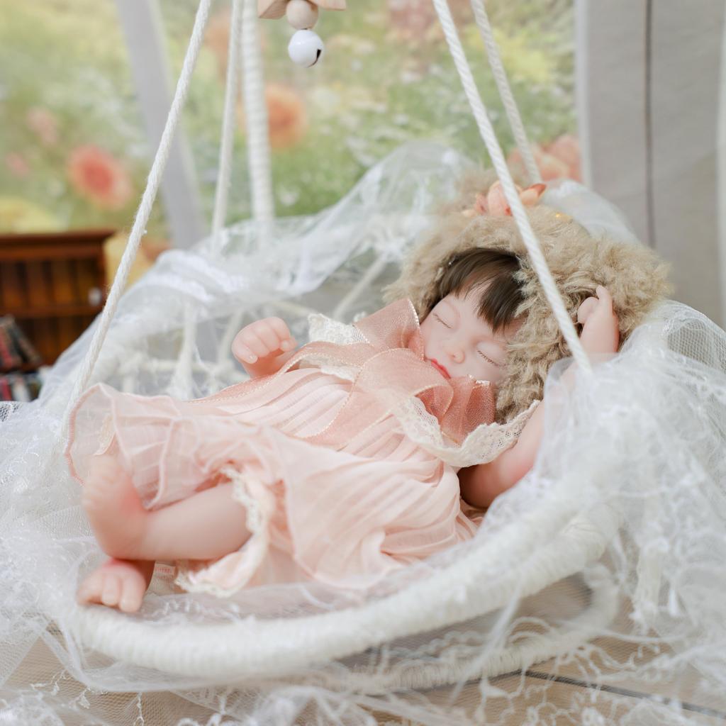 Cloveray 30cm Reborn Doll 12-inch Baby Doll Interactive Baby Doll Realistic and posable body, removable clothing, water play safe Perfect doll for