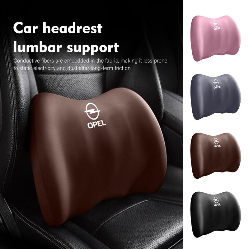 Car Pillow Protection Backrest Cushion Lumbar Headrest Support For Opel Corsa Astra H G J Insignia Vectra Zafira Meriva LK3