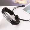 Vintage Christian Wrap Alloy Religious Bracelet Wristband Leather Cuff Bangle "I Love JESUS"