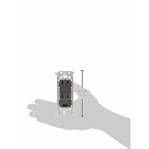 Panasonic Advanced Series Double Outlet with Embedded Earth Terminal with Metal Frame Gray WTL1532H