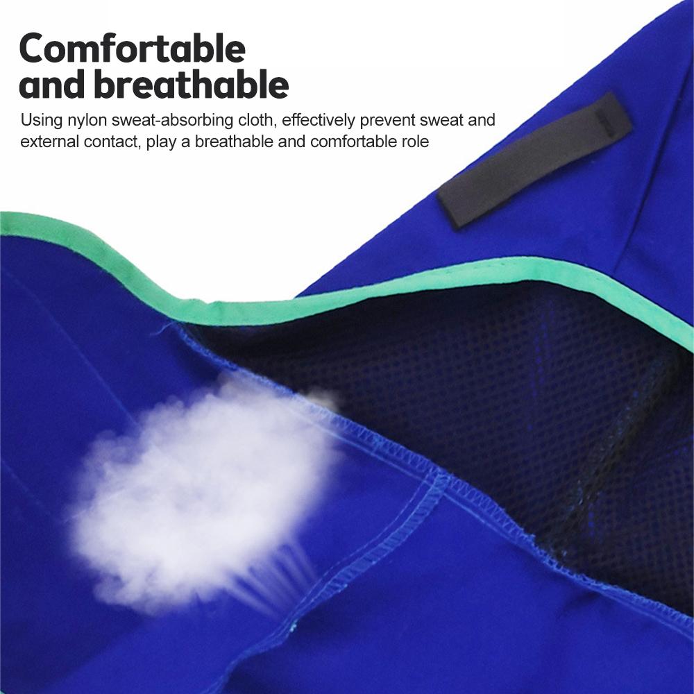 Fully Protective Welding Hood Washable, Breathable, Flame-Retardant Hooded Cap Splash-Proof and Dust-Proof Safety Helmet
