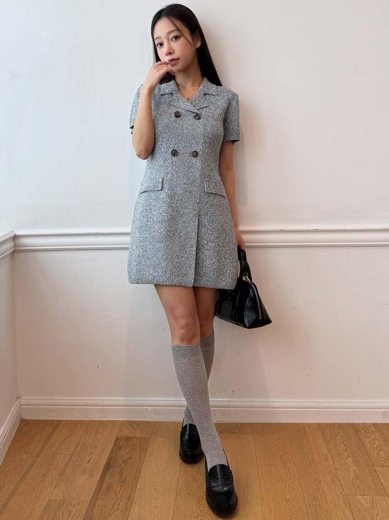 Trench knit dress [Snidel]