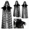 Vintage Overcoats with Oversized Hood Vintage Hooded Cape New Design Cosplay Costume