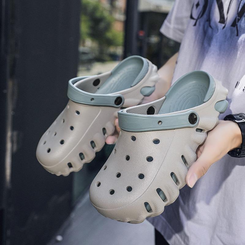 Mode Herren Hausschuhe Mode Outdoor Freizeit Sandalen Leichte EVA Weichsohlen Hausschuhe für Damen Wasserdichte Gartenschuhe Paar Hausschuhe