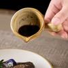 Ceramic Sauce Bucket Milk Pot with Handle Sauce Pot Sauces Dish Dipping Sauce Dish Milk Cup Dessert Bowl Snack Plate Gravy Boats
