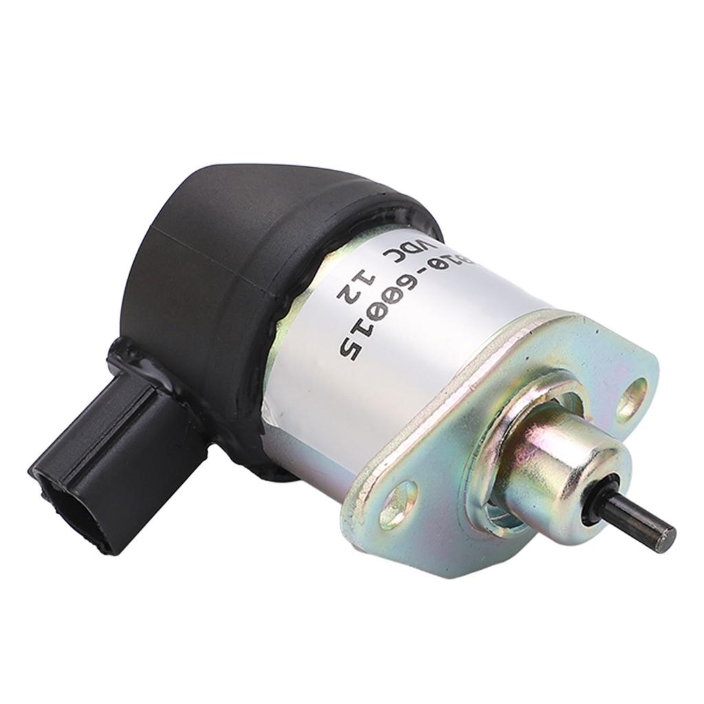 Abschaltmagnetventil 1C010?60015 Aluminiumlegierung Kraftstoffabschaltventil für Kubota V1505 V3300 DC12V