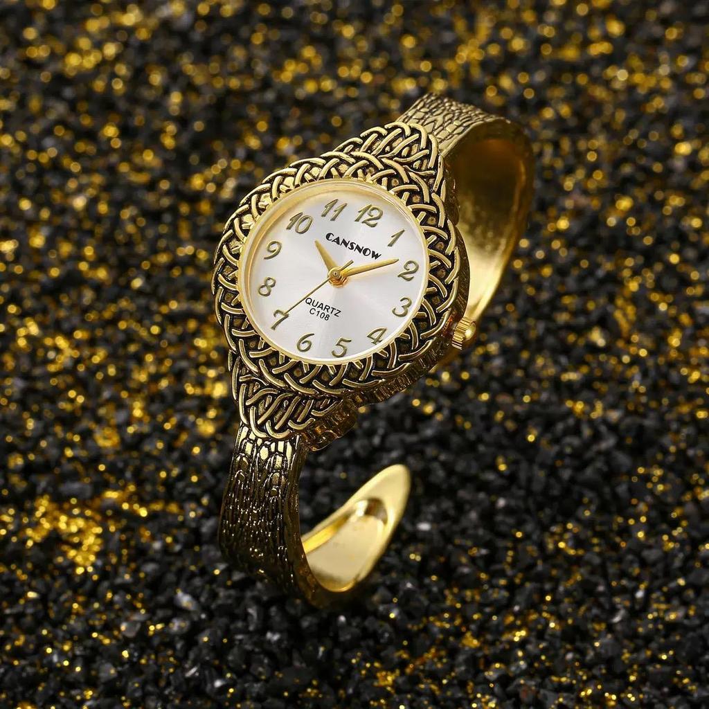 Retro Elegante Damen Quarz Uhr Damen Mode Armband Armbanduhren Uhren Für Frauen Geschenk Uhr