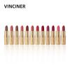 12-Color Velvet Matte Lipstick Set: Non-Stick, Waterproof, Long-Lasting & Moisturizing.