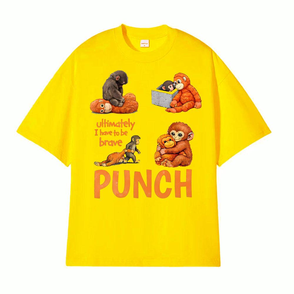 Baby Punch Monkey Lonely Punch Essential Tshirts Men Women Summer Fashion Style Classic T Shirt 100 Cotton ONeck Tshirt Tops