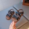New Summer Girls Sandals, Korean Style Bow Princess Shoes, Stylish Beach Sandals for Toddler Girls