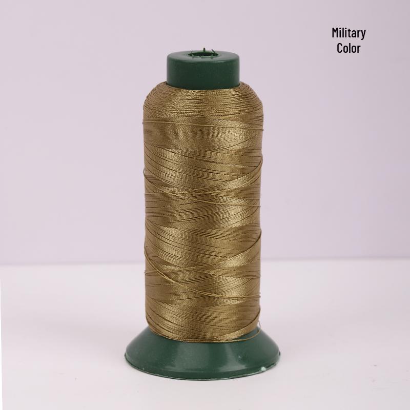 Sewing Machine Leather Thread: 210D/3 Ply High-Strength Mercersized Nylon for Handcrafts, Sofas, and Thick Fabrics