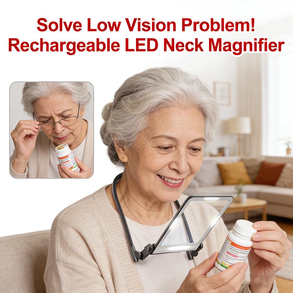 Lighted Magnifier With Led Lights Bright Energy Saving Lamp for Home Professional Daily Use