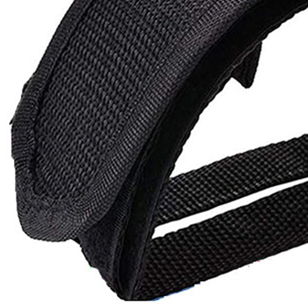 1 Pair Bicycle Pedal Belt Fixed Gear Adjustable Outdoor Cycling Foot Cover for Bike Black