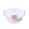 ZISIZ Microwave & Refrigerator Plastic Food Storage Container