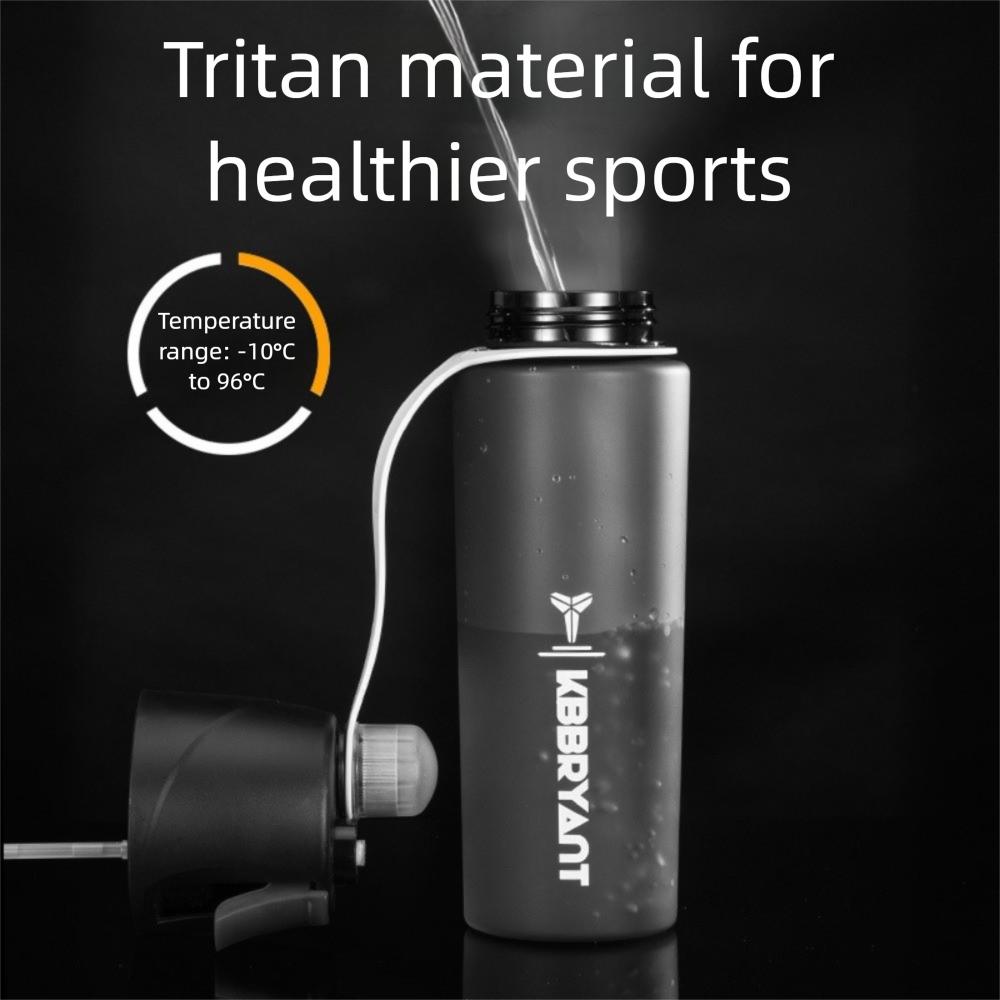 Insulated Spray Mist & Sip Water Bottle 600ml Cool Sports Bottle for Fitness & Outdoor