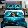 3pcs Duvet Cover Set (1*Duvet Cover + 2*Pillowcase, Without Core), Captain Jack Sparrow Print Bedding Set, Bedroom Decor, All‑Season, Gift