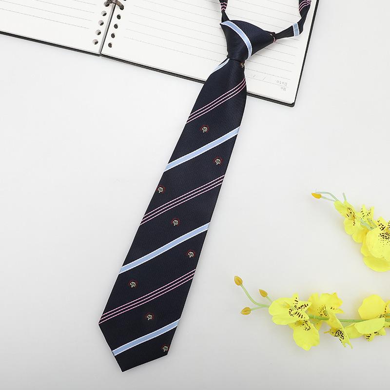 Jk Small Tie Female College Style Lazy Japanese Plaid Uniform Shirt Tie Student Ins Men'S And Women'S Short Styles Free Of Charge
