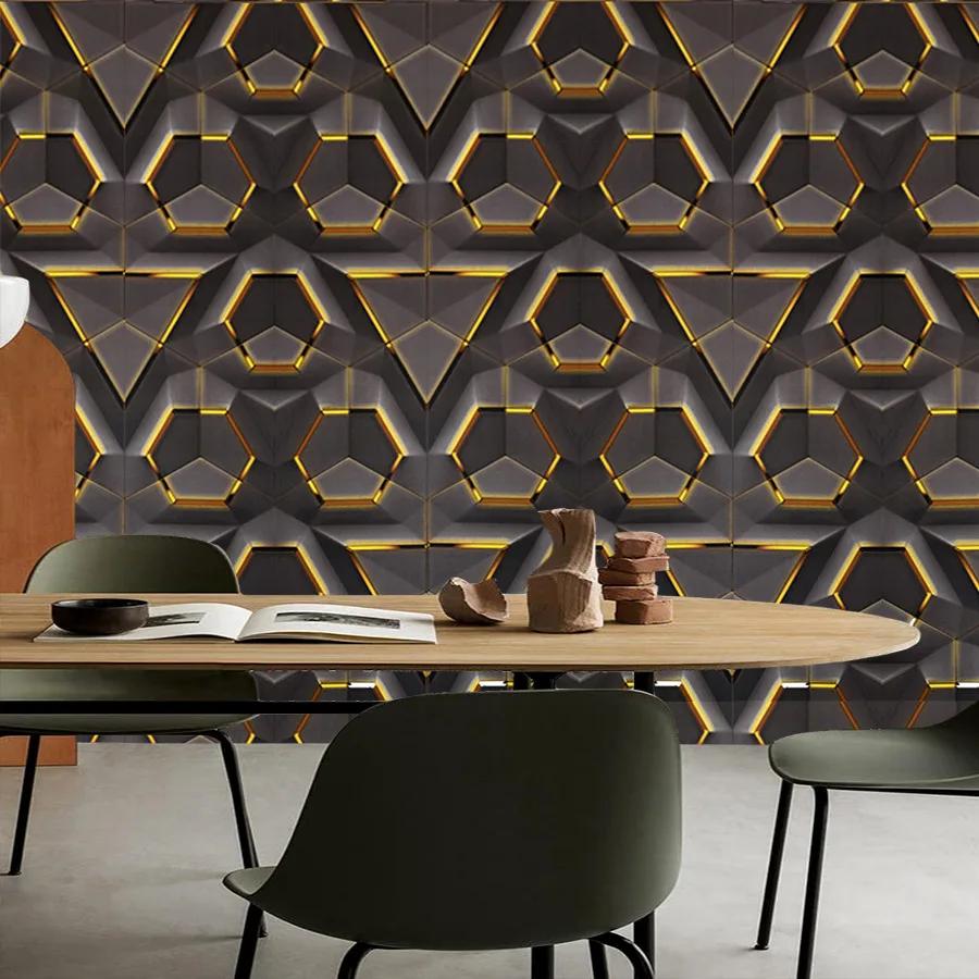 A Roll of Modern Self-adhesive Wallpaper for Home Decoration KTV Restaurant Bar Bedroom Decoration Background Wall DIY Wallpaper