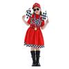 Halloween Costumes Kids Racing Uniforms Girls Racers Cheerleading Uniforms Girls Dresses Carnival Uniforms