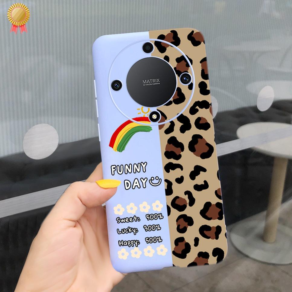 Luxury Case For Honor X9a Soft TPU Capa COOL New Cute Animal Painted Back Coque For Honor X9a X8A X7A 9XA 8XA 7XA  Bumper Bags