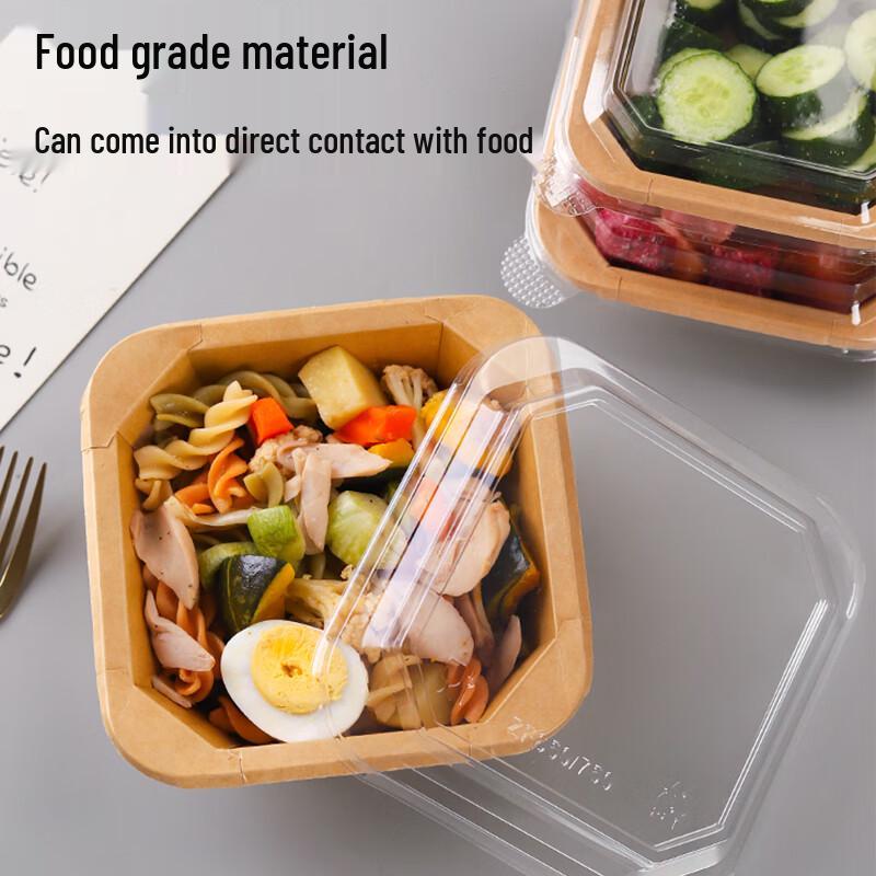 Kraft Paper Octagonal Takeaway Meal Box
