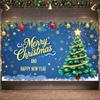 New Year Banner Winter Theme Christmas Decoration Banner Holiday Banner Blue Background For Festive Party Holiday Celebration