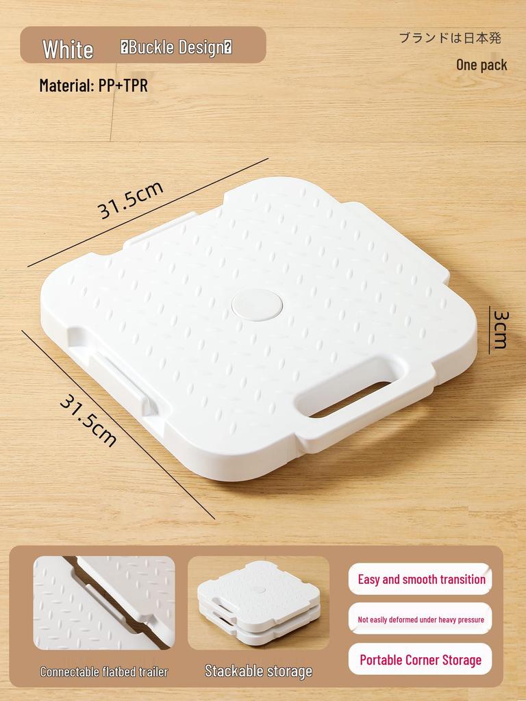 Splittable Wheeled Flatbed Trolley for Moving Heavy Items