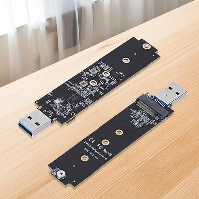 M.2 NVME USB 3.1 Adapter Support UASP TRIM M.2 NVMe USB Adapter Dual Protocol NVMe SATA M2 SSD Board for 2280 2260 2242 2230 SSD