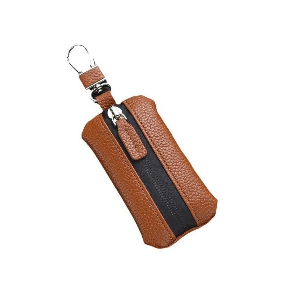 Borsa portachiavi per auto di grande capacità Portachiavi di lusso Custodia portachiavi in pelle elegante Unisex
