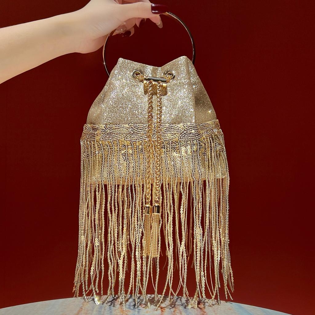 Evening Banquet - Lady Carrying A Handbag, Carrying A Water Bucket Bag, Small-scale Design Women's Bag