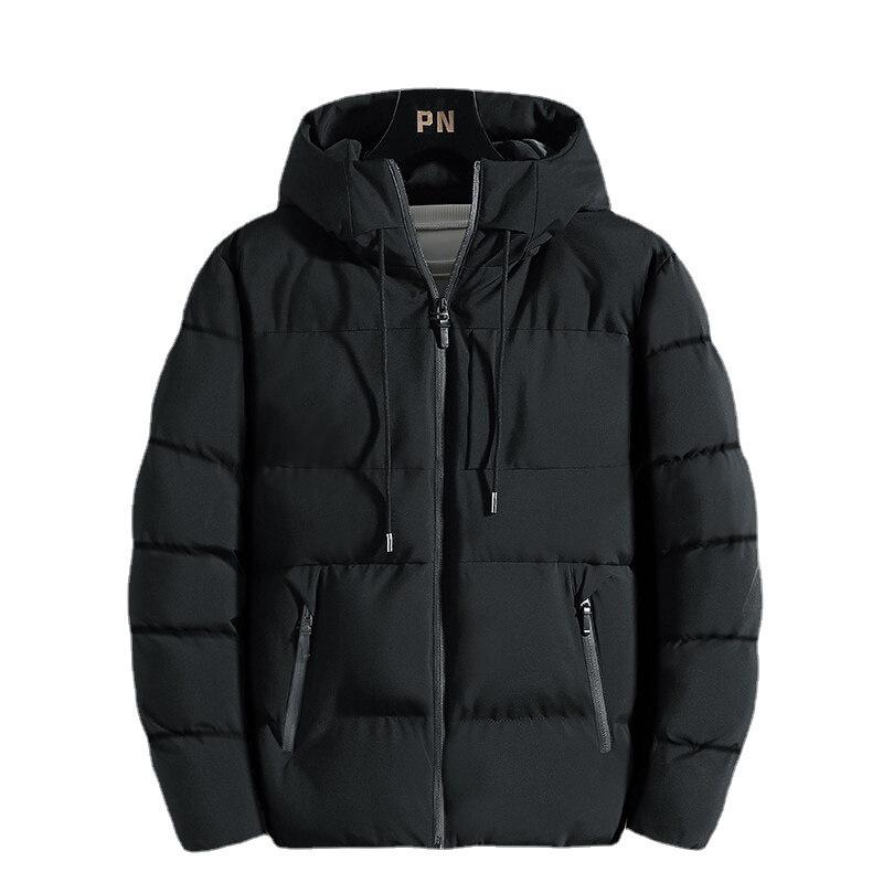 Veste d'hiver à capuche pour homme - Tendance, Épaissie et Personnalisable pour l'Automne/Hiver