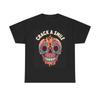 Men's and Women's T-shirts Crack A Smile Trippy Death Skull