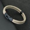 Neues Mode Herrenarmband Faden Doppellagig Abnehmbar Passend Stapelbar Armband Freizeit Zubehör Hombre Erkek Bileklik