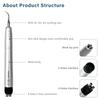 Niceden Dental Ultrasonic Air Scaler with 3 Tips Scaling Handpiece Frequency Pneumatic Scaler 2/4 Holes