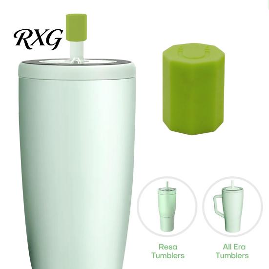 Straw Covers with Magnets Magnetic Cover, Silicone Leakproof Cap, Not Easy to Protection Accessories Lose Design, Dust And Reusable Protector
